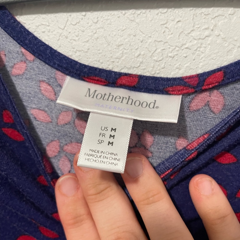 Motherhood Maternity 3/4 Sleeve Dress ~Medium